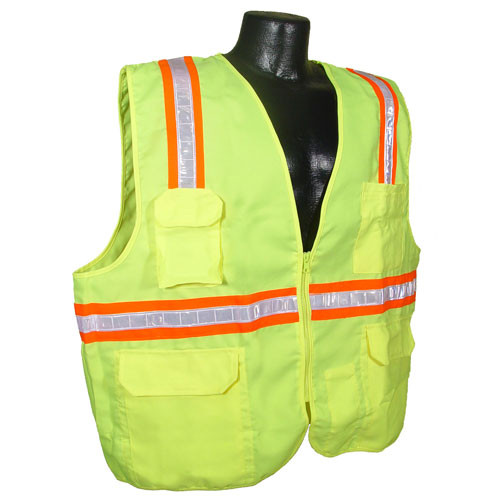 Radians SV61-NZGD-L Saftey Vest Non-Rated, Two Tone, Dual Green, Large