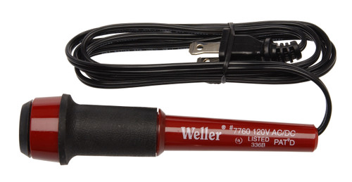 Weller 7760BK Standard Series Modular Iron Handle (Red), 2-wire Standard Cord - Bulk