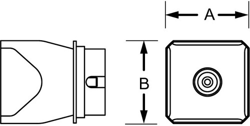 Weller 0058736804 Hotgas Nozzle,Nq40,26,0X26,0