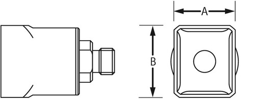 Weller 0058727784 18mm x 10mm 2-Sides Heated Nozzle, D10, for HAP1 Small Hot Air Pencil