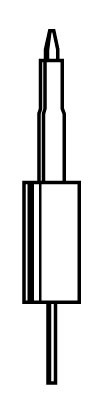 Weller MT301 .047" x 0.020" MT Series Screwdriver Tip for MT1501 Soldering Pencil