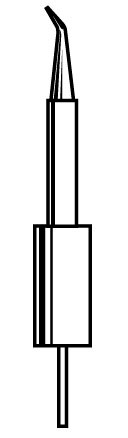 Weller MT303 .015" x 0.32" MT Series Conical Tip for MT1501 Soldering Pencil