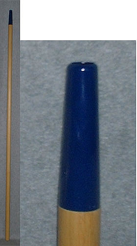 Foxy Mfg 3021 Bored and Chucked Ramin Hoe Handle with ferrule