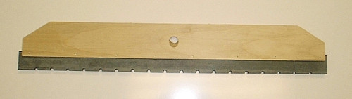 Foxy Mfg 24324 24" Wood-Back Notched Squeegee