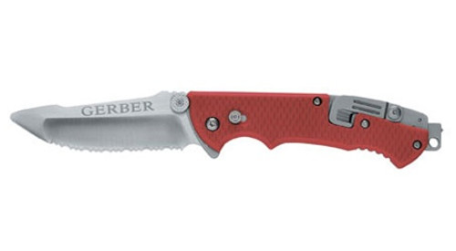 Gerber 22-01534 Hinderer Rescue - Serrated, Sheath - Box Series: Hinderer