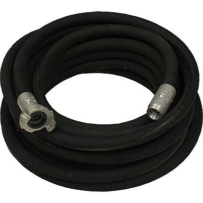 1/2" Blast Hose Assembly, Black, 50 Feet, Aluminum Fittings