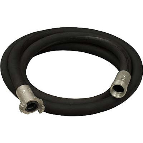 3/4" Blast Hose Assembly, Black, 50 Feet, Brass Fittings