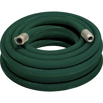 1-1/2" Blast Hose Assembly, Green, 100 Feet, Aluminum Fittings
