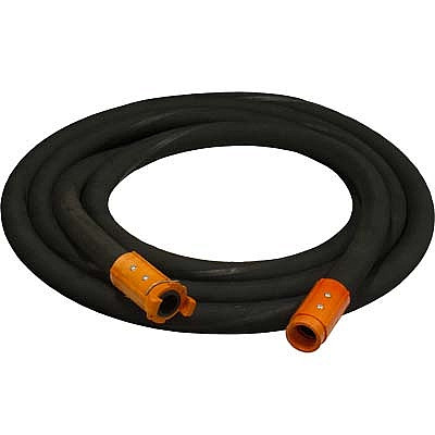 1" Blast Hose Assembly, Black, 12-1/2 Ft, Nylon Fittings