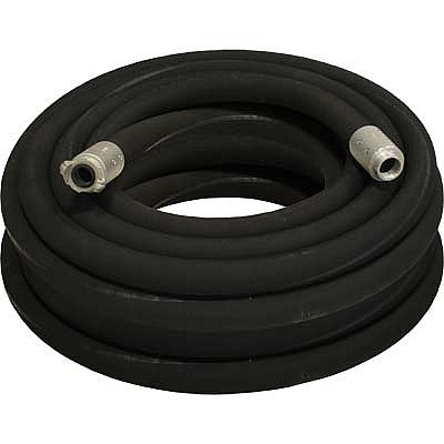 1-1/2" Blast Hose Assembly, Black, 100 Feet, Aluminum Fittings