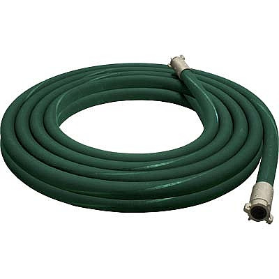 2" Blast Hose Assembly, Green, 100 Feet, Aluminum Fittings