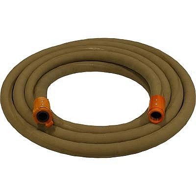 1-1/4" Blast Hose Assembly W/ Nylon Couplings, 25' Tan Blast Hose