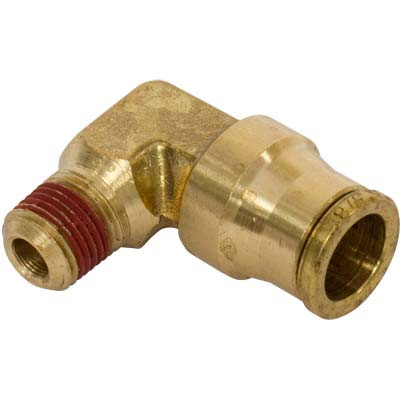 111-6840 Push-In Fitting, 90 Deg, 3/8" Tube  X 1/8" NPT