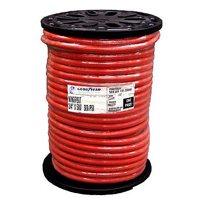 Forecast 1124580 Hose, Air, Red, Nominal 1/2" ID X 55/64" OD, WP 200 PSI, Price Per Foo