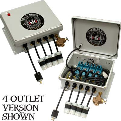 40-103 Junction Box Assembly, Elec 12 VDC, (3) Outlet, K-Series Bulk Blaster