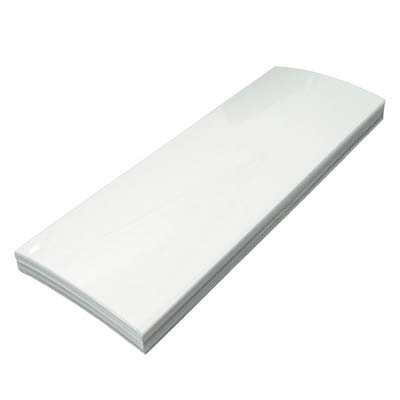 177-1RT0200 Replacment Lens, .020 X 5" X 14-1/4", Outer Rectangle W/Tissue, 50 Pack