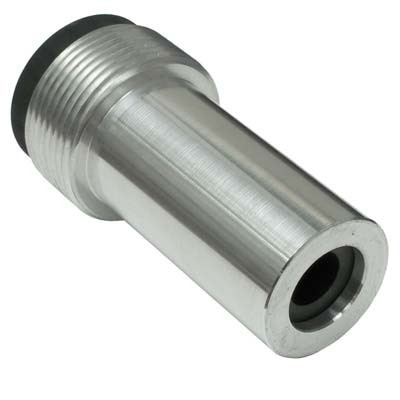 Nozzle, Boron Carbide, 7/16" Straight Bore, 3/4" Entry, Steel Jacket