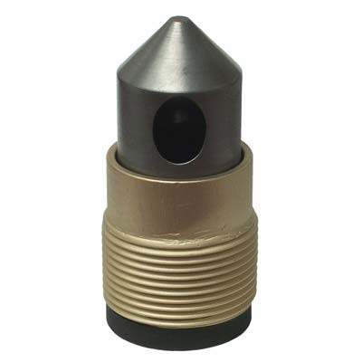 Nozzle, Tungsten Carbide, 45 Deg Angle, 5/16" Bore, Triple Outlet