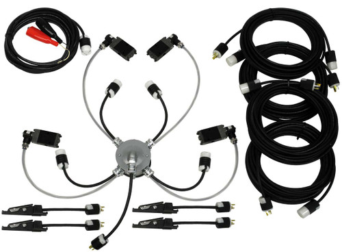 Conversion Kit Pneumatic To Electric 12VDC (4) Outlet Bulk Blaster W/O Fittings