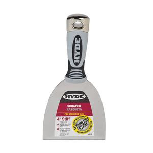 Hyde 6579 Pro Stainless 4" Stiff Scraper HH