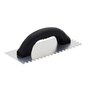 Hyde 19050 Economy Single Square-notch Trowel, 1/4" x 1/4" x 1/4"