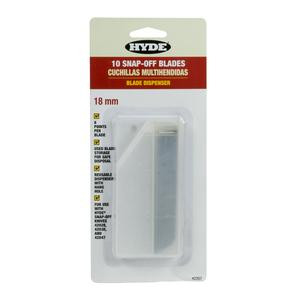 Hyde 42357 Snap-Off 10-Blade Dispenser with storage, 18mm