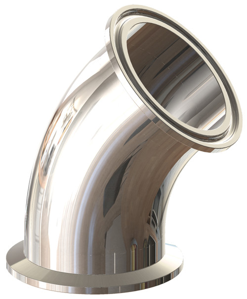 Dixon T2KMP-150PM 1.5" BPE 45 Clamp Elbow - SF4 - EP