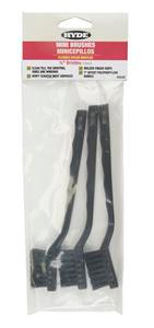 Hyde 46640 Mini Brushes, Nylon (3)