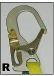 Gemtor 3200-R 1-5/8" Gate Opening Steel Snaphook