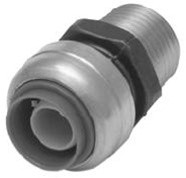 DIXON U134 Sharkbite Push-Fit Straight Connectors,Forged Brass