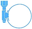 Campbell Mfg 5432 Clamp Pltd Screw Combo, Dia: 1-9/16" - 2-1/2"