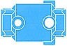 Campbell Mfg CVB-6 1-1/2" Check Valve (1/8" Inlet Tap, 1/4" Outlet Tap)
