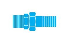 Campbell UAB 4 1" MALE UNION ADAPTER, BRASS