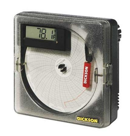 SL4350NIST DICKSON Chart Recorder, Temperature, 4 In, NIST