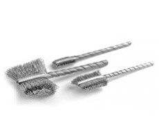 Brush Research BB-1/4" Thread Cleaning Brushes, Butterfly Type, .003 Brass Wire Fill