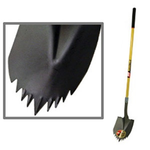 Midwest Rake 49630 Shark Tooth Shovel, 48" Yellow FH