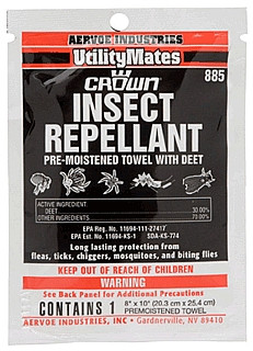 Aervoe Industries AER885 Insect Repellent Towel
