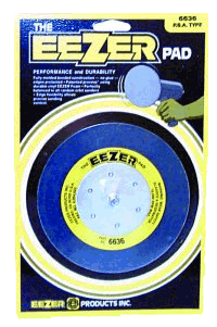 Eezer EZ8828 Standard Duty Backup Pads, 8" Fully Molded, Tapered Edge