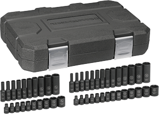 Gearwrench GWR84902 48 Pc. Impact Socket Set SAE/Metric 1/4" Drive