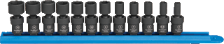 Gearwrench GWR84905 12 Pc. 1/4" Dr. Impact Metric Universal Socket Set