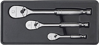Gearwrench 81206 3 Pc. Full Polish Ratchet Set