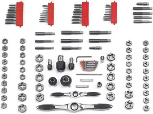 Gearwrench GWR82812 114 Pc. Large Combination Tap & Die Set