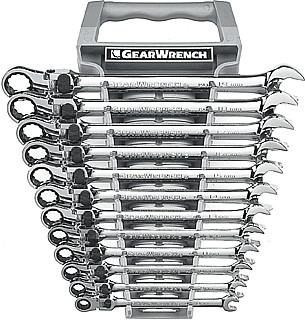 Gearwrench GWR85698 12 Pc. Metric Extra Long Locking Flex