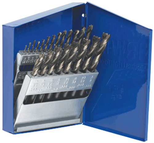 Irwin IRW73149 21 Pc. High Speed Steel Drill Bit Sets with Turbo Pt. Tip