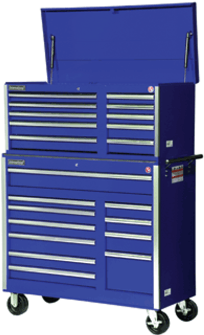 International Tool Box ITBVRT-4210BU 42" Value Series 10 Drawer Chest, Blue