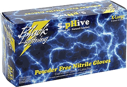 Lightning Gloves LGL BLL Large Black Lightning Gloves