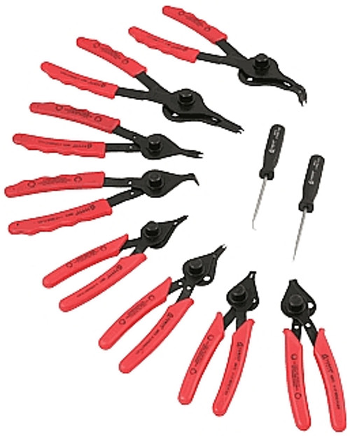 Sunex SX3007 10 Pc. Snap Ring Plier Set