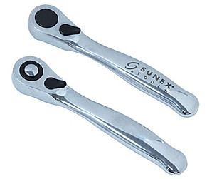 Sunex SX9725 2 Pc. 1/4" Drive Mini Ratchet & Ratcheting Bit Driver Set