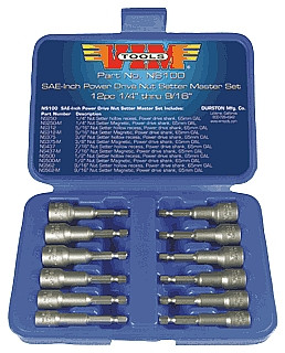 Vim VIMNSM100 12 Pc. Metric Power Driver Nut Setters