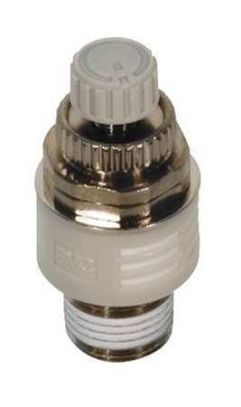SMC ASN2-N04-S Metering Valve, w/Silencer, Pipe 1/2 In